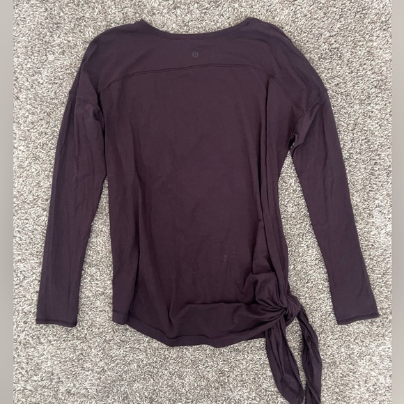 lululemon athletica Tops - Lululemon To The Point Long Sleeve Top Black Cherry
Women's 6